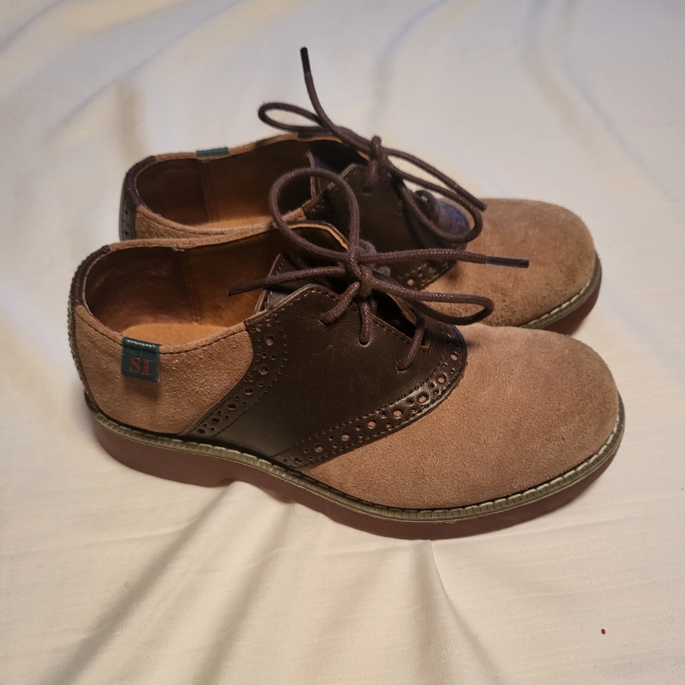 Kids Dress Saddle Shoes Near Mint